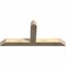 Ekena Millwork Portland Rough Sawn Timber Gable Bracket, Douglas Fir, 72"W x 33"H x 6"D x 6"F, 11/12 Pitch GBW072X33X0606POR00RDF - alternate 5